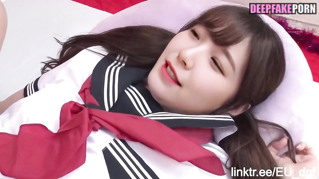 Deepfake sex tape with 딥페이크 Jiheon after school 백지헌 Fromis_9 프로미스나인