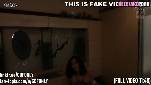 Seductive Kazuha wears erotic lingerie / fake sex ルセラフィム 葉/カズハ フェイクポルノ