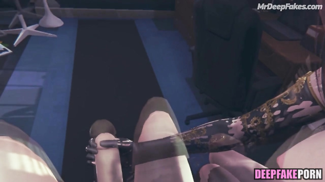 Busty 假色情片 Angela Kuo/郭鬼鬼 in fake 3D animation porn gets fucked hard