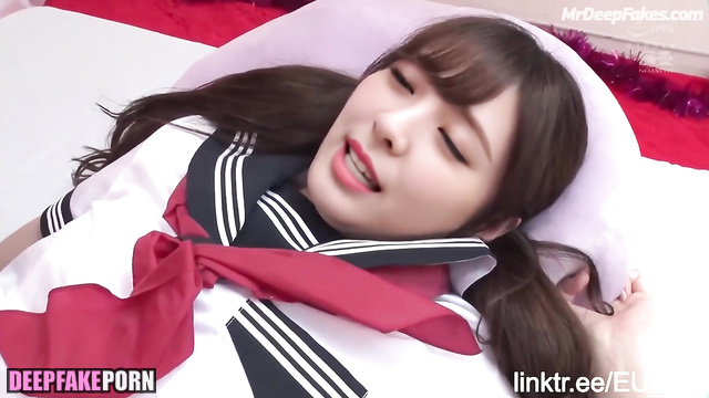 Yuna/유나 in pretty costume gave me her pussy deepfake 딥페이크 ITZY 있지