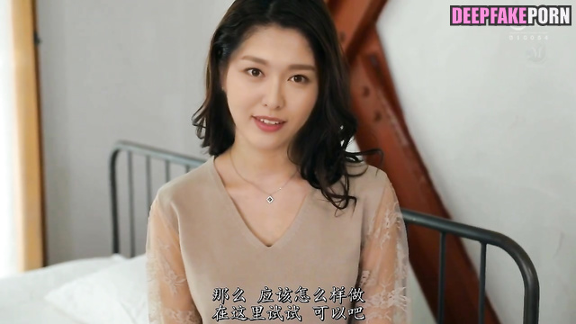 唐嫣 Tang Yan squeezes her big and outstanding boobs deepfake porn 智能換臉