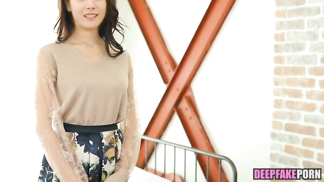 Dilireba squeezes her big boobs and cums deepfake (智能換臉) 迪力木拉提