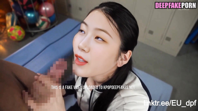 Kazuha 카즈하 is perfect in 딥페이크 blowjob deepfake (르세라핌) LE SSERAFIM