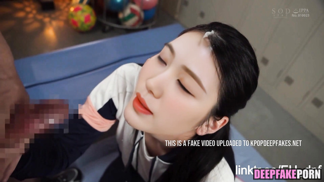 Xiaoting (샤오팅) in new fake porn 가짜 포르노 sucks to gym trainer Kep1er/케플러