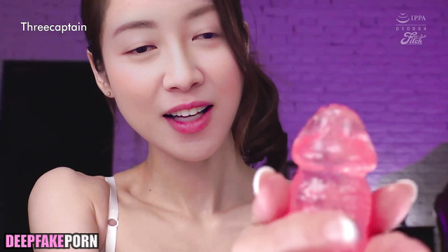 Song Ji-Hyo plays with big dildo like it is cock deepfake 송지효 (딥페이크) [PREMIUM]